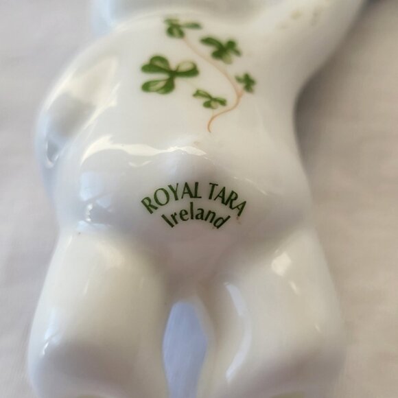 Royal Tara Ireland Porcelain Shamrock  Angel and Teddy Bear Ornaments - Picture 5 of 9